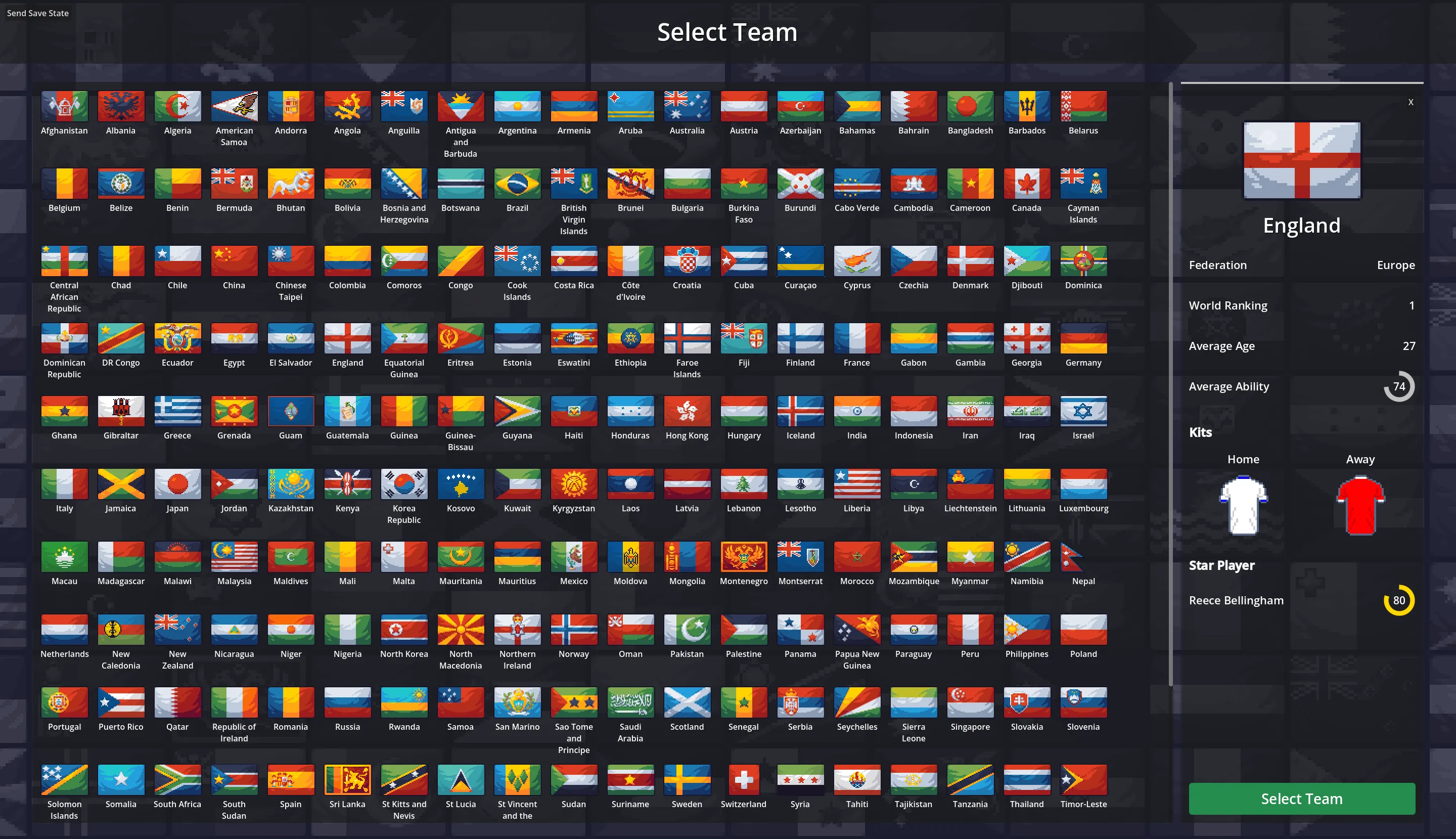 Select your nation