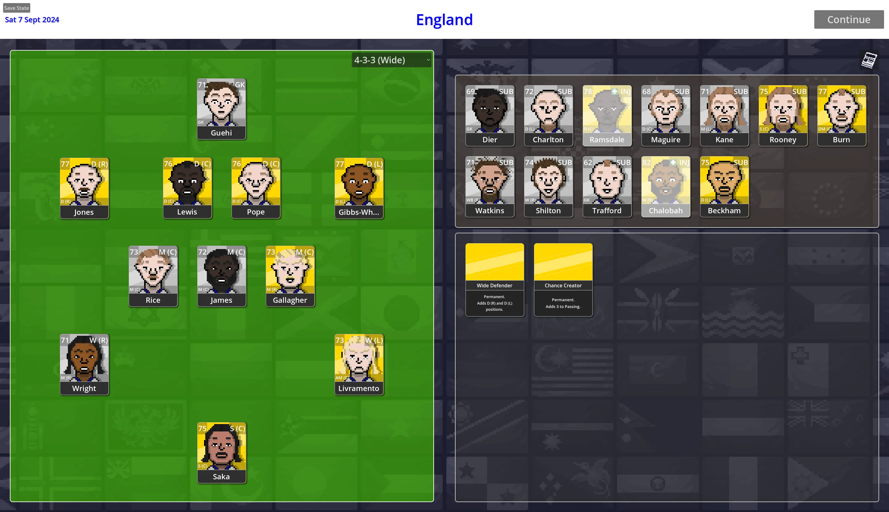 Squad management